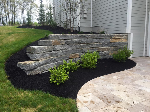 Smaller stone retaining wall